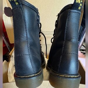 Dr. Martens Black Leather Women's Boots